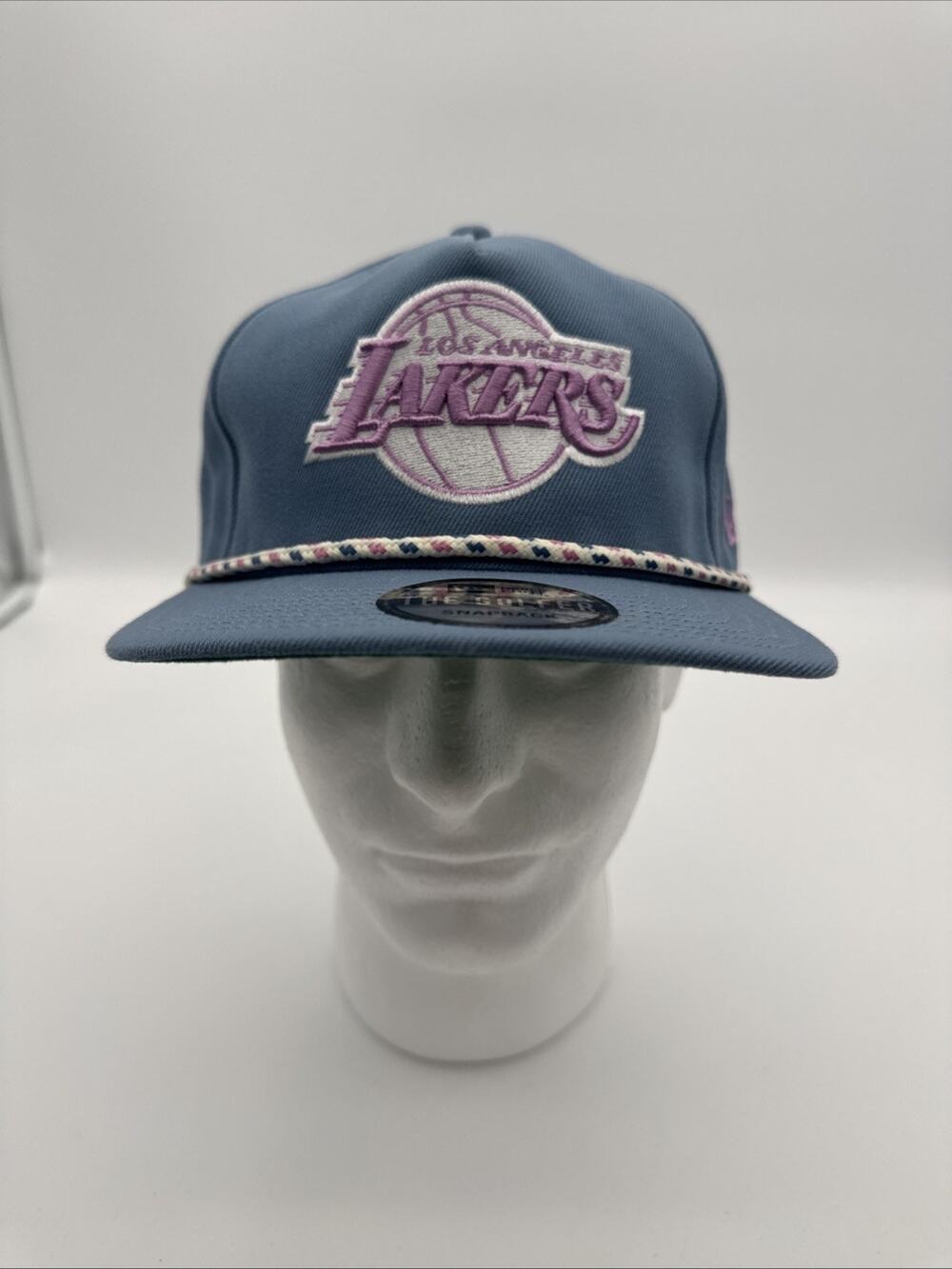 Los Angeles Lakers NBA New Era The Golfer Pastel Punch Rope Snapback Hat Cap
